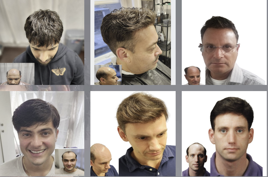 group of before and after